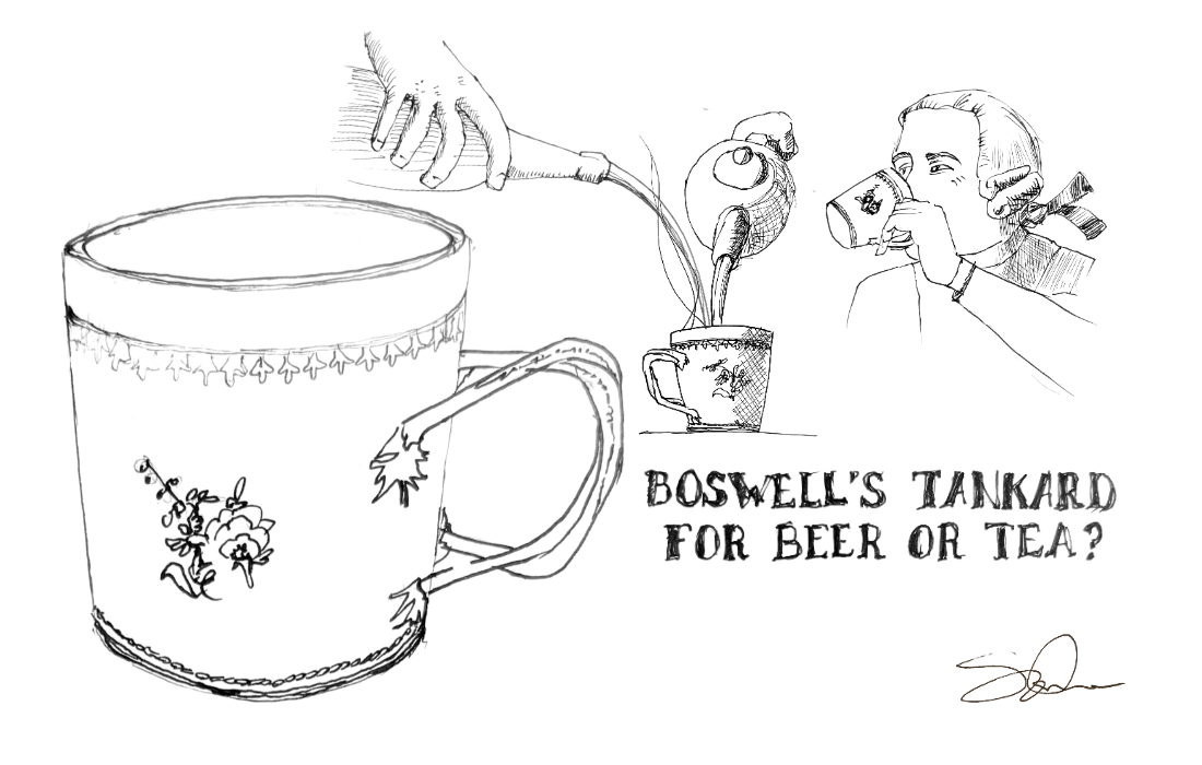 Staring at James Boswell’s Tankard