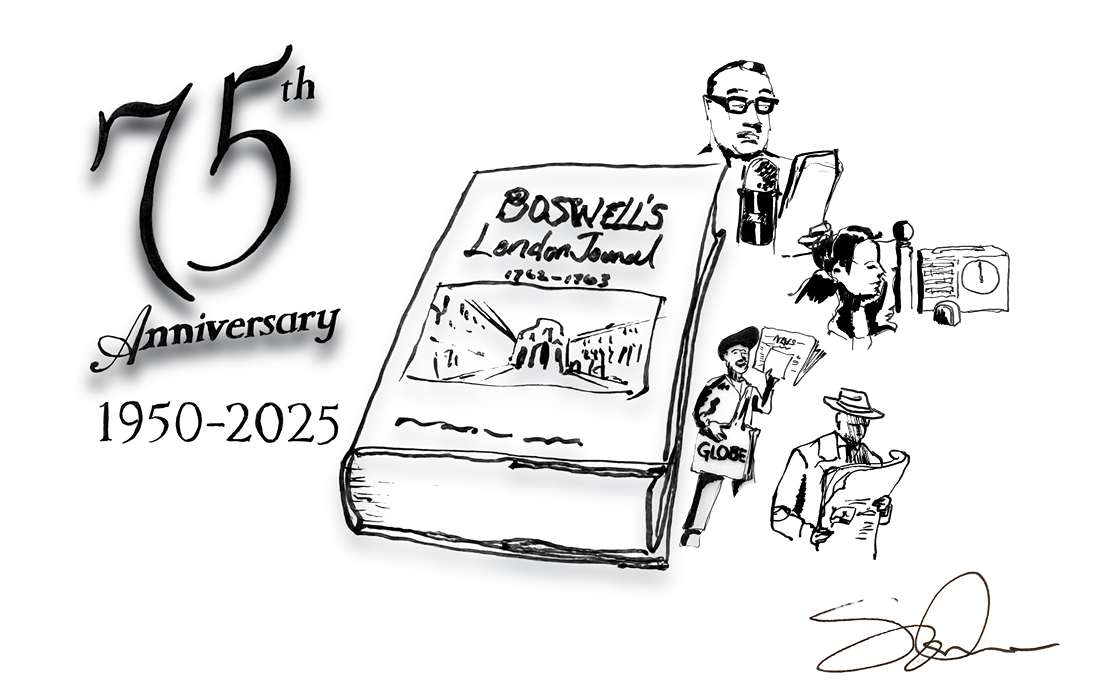 Happy 75th Birthday to Boswell’s London Journal