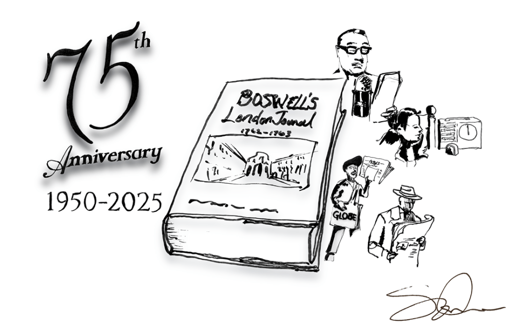 Happy 75th Birthday to Boswell’s London&nbsp;Journal