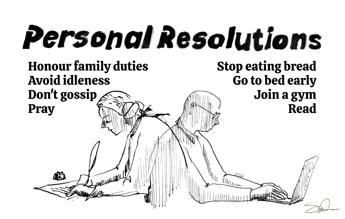 New Year Resolutions – James Boswell Style