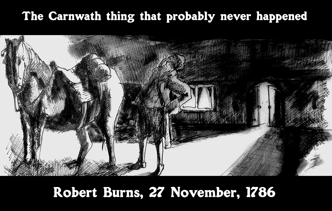 Did Robert Burns Stop in Carnwath on His First Journey to Edinburgh?