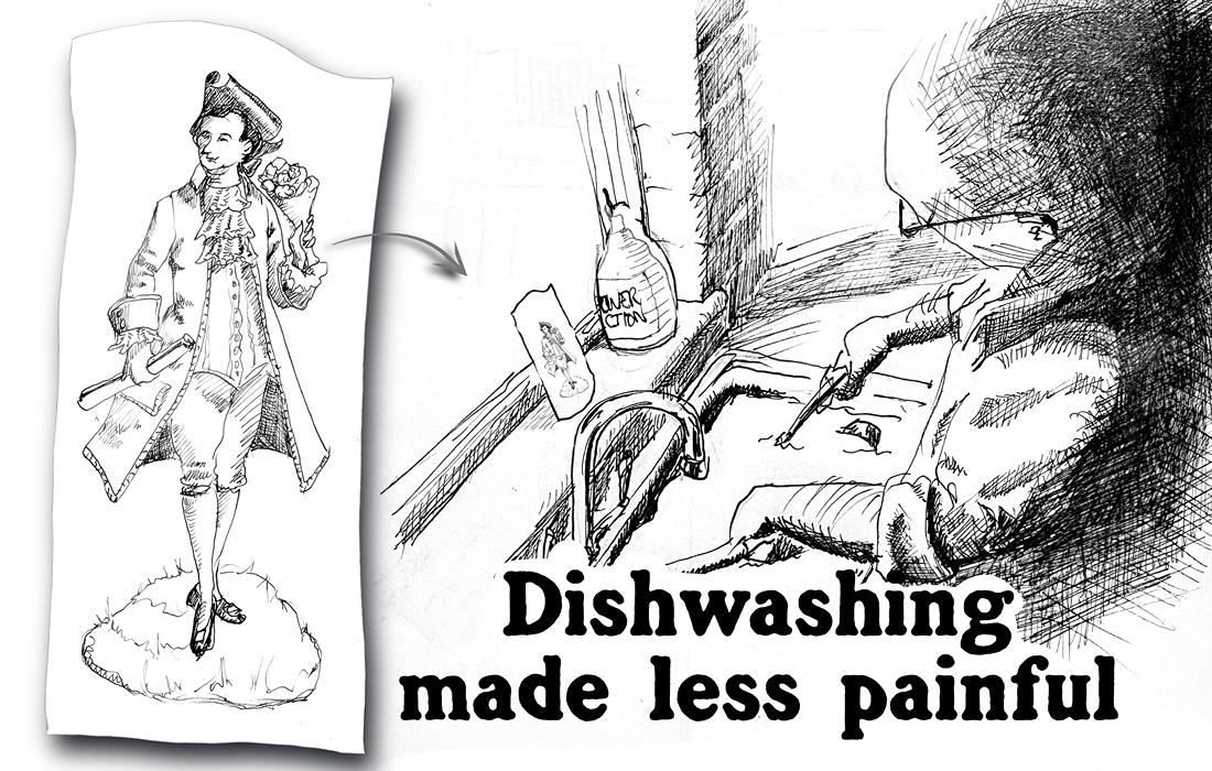 The 18th Century Gentleman in My Kitchen: My Wife’s Dishwashing Duty Trick